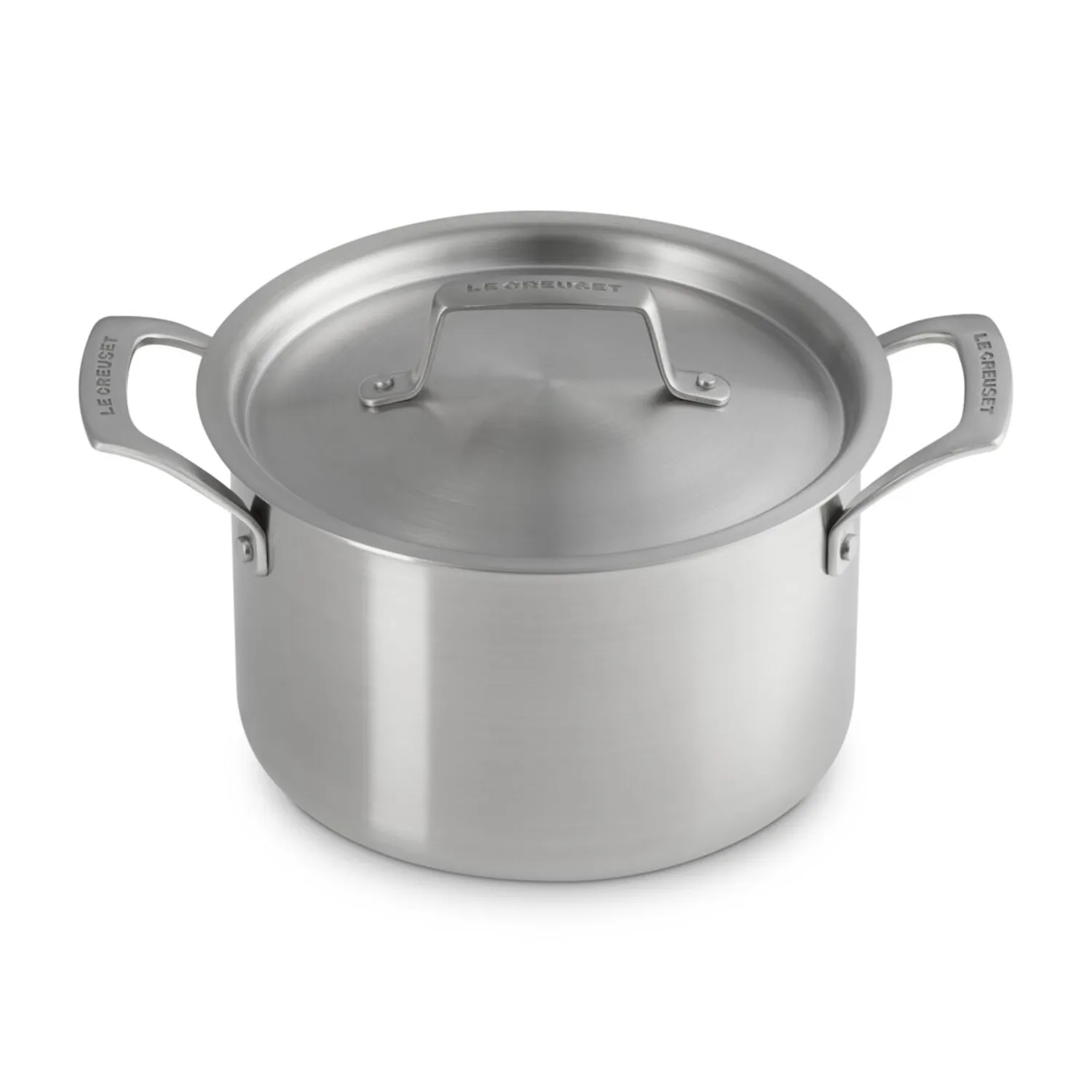 Le Creuset Essential Stainless Steel Stockpot, 4 qt.