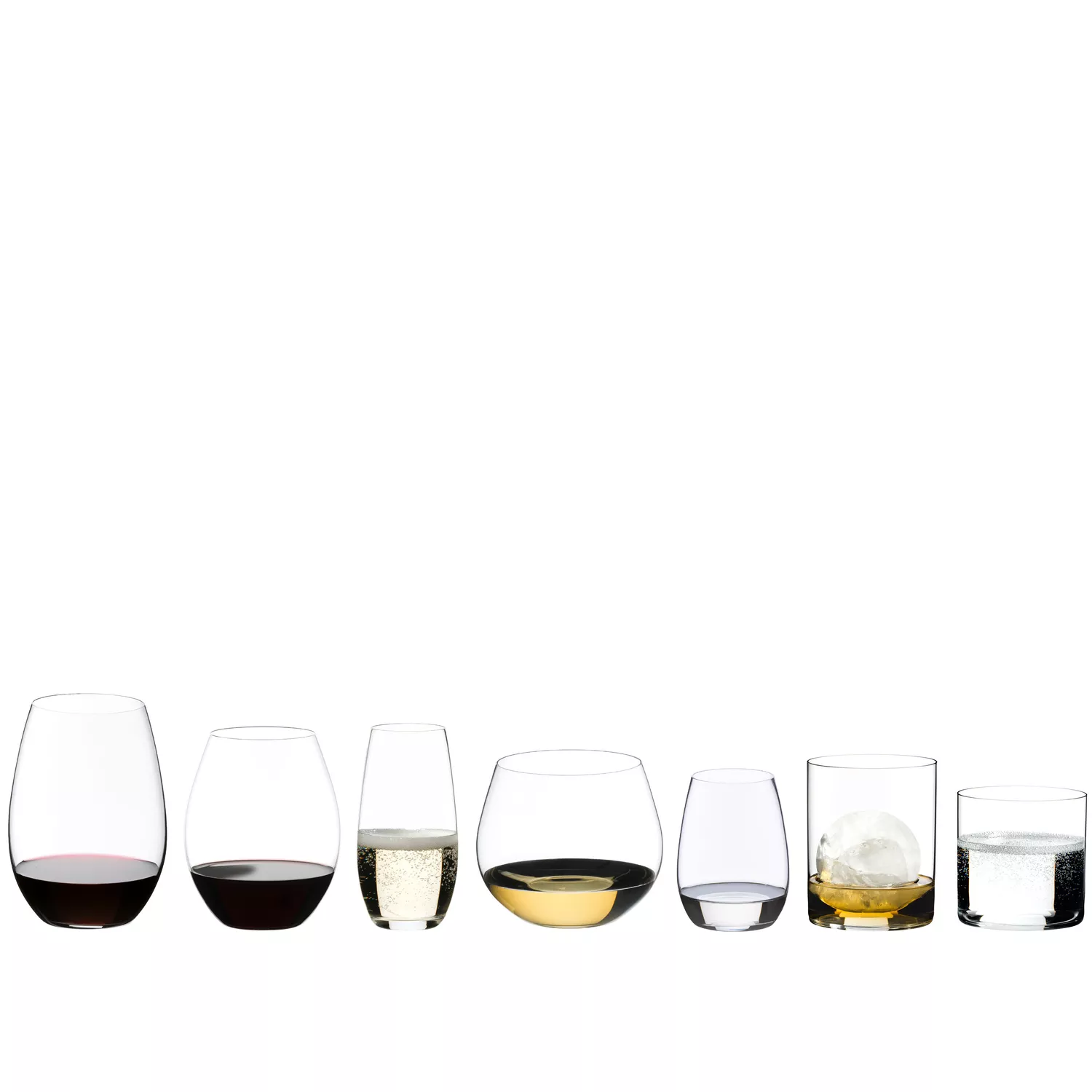 RIEDEL O Wine Tumbler Oaked Chardonnay Wine Glass, Set of 2