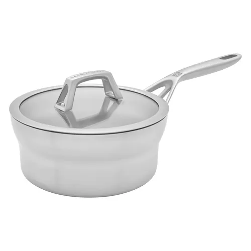 Zwilling Motion Stainless Steel Saucepan with Lid, 2.5 qt.