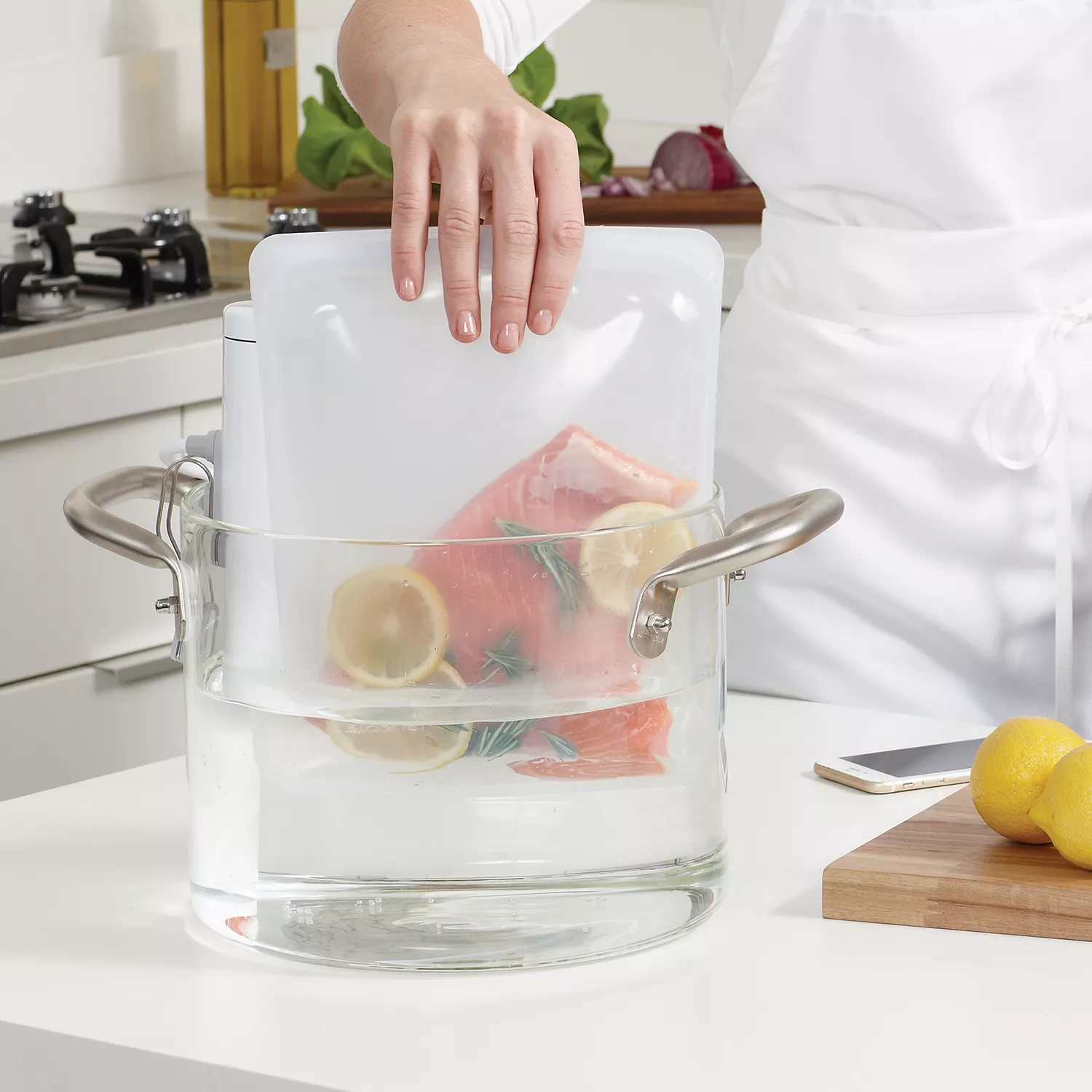 Stasher Reusable Storage Bags, Set of 3