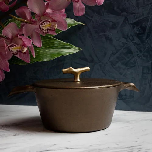 Nest Polished Cast Iron Dutch Oven, 3.5 qt. 