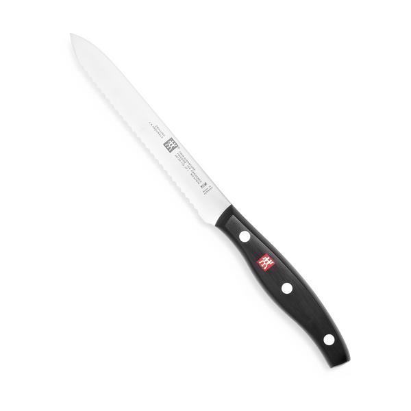 Zwilling J.A. Henckels Twin Signature Serrated Utility Knife, 5&#34;