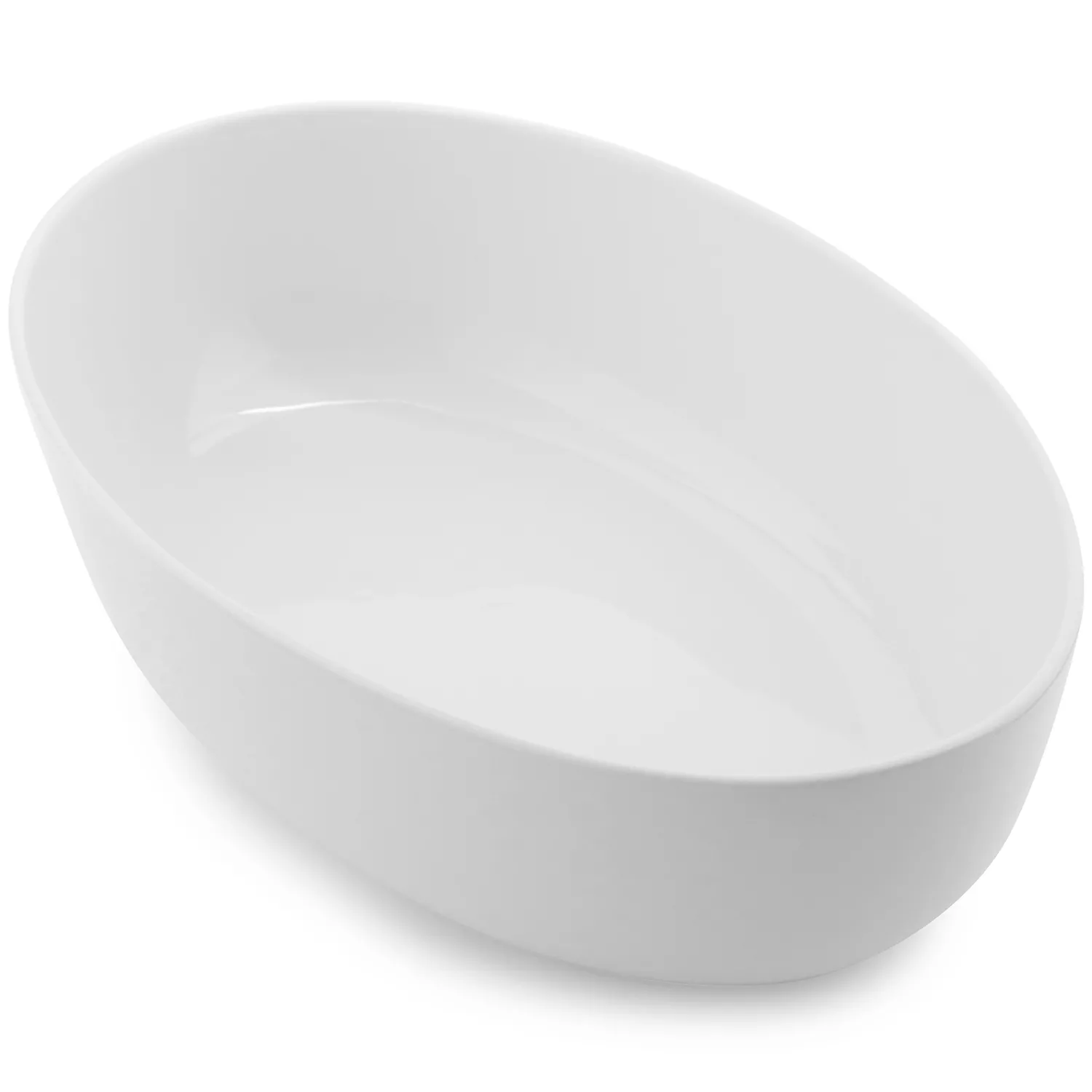 Porcelain Oval Serving Bowl