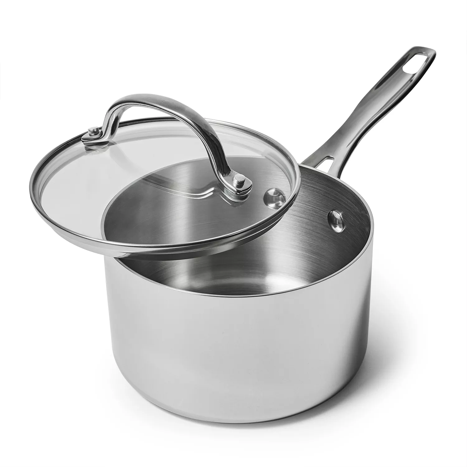 4 qt. Stainless Steel Sauce Pot with Lid | Heritage Steel