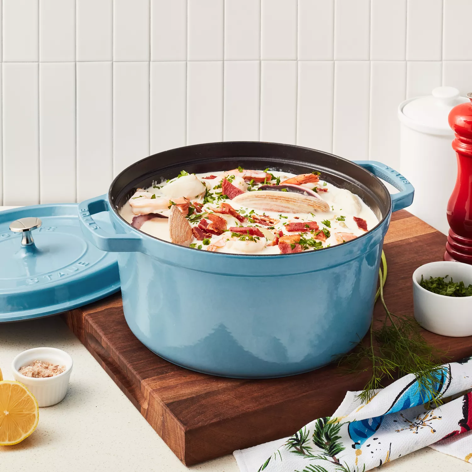 Staub Round Dutch Oven, 7 qt.