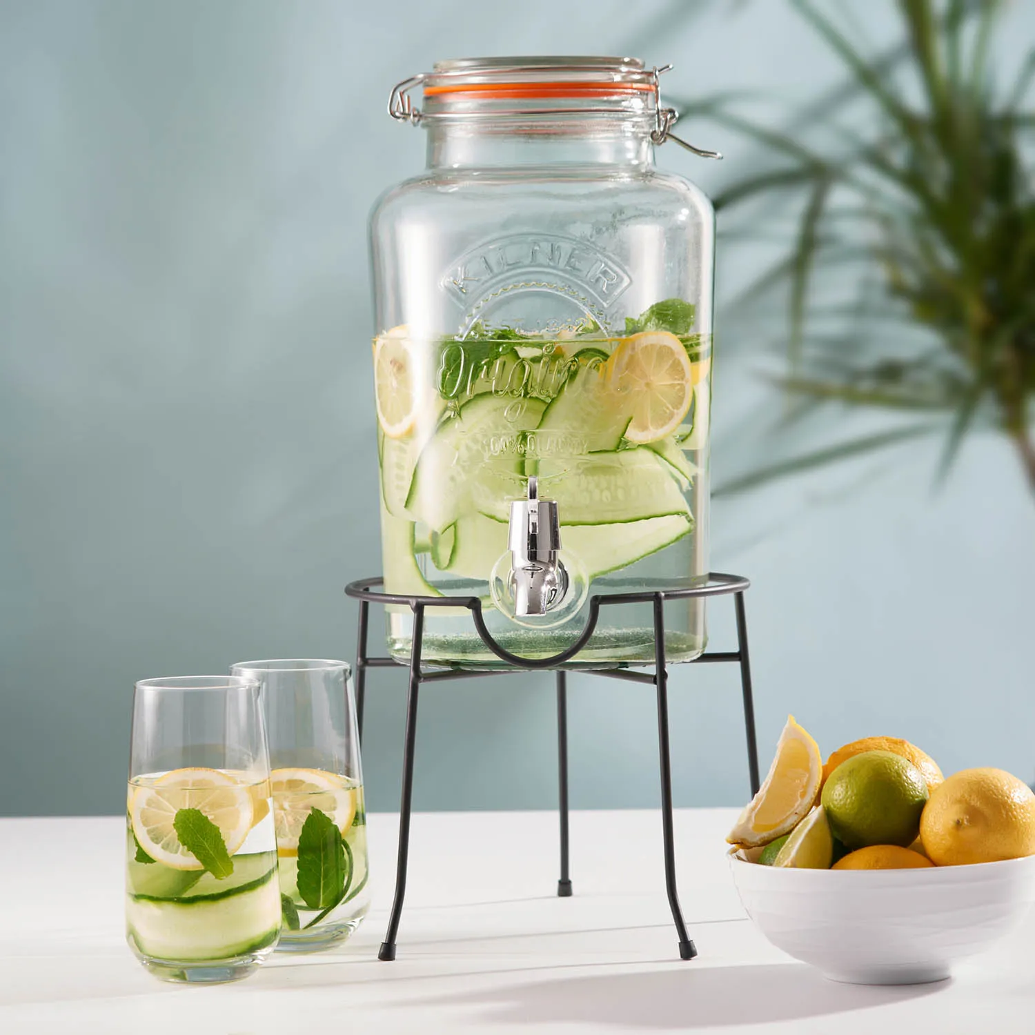 Kilner Clip Top Round Dispenser, 2.1 gal.