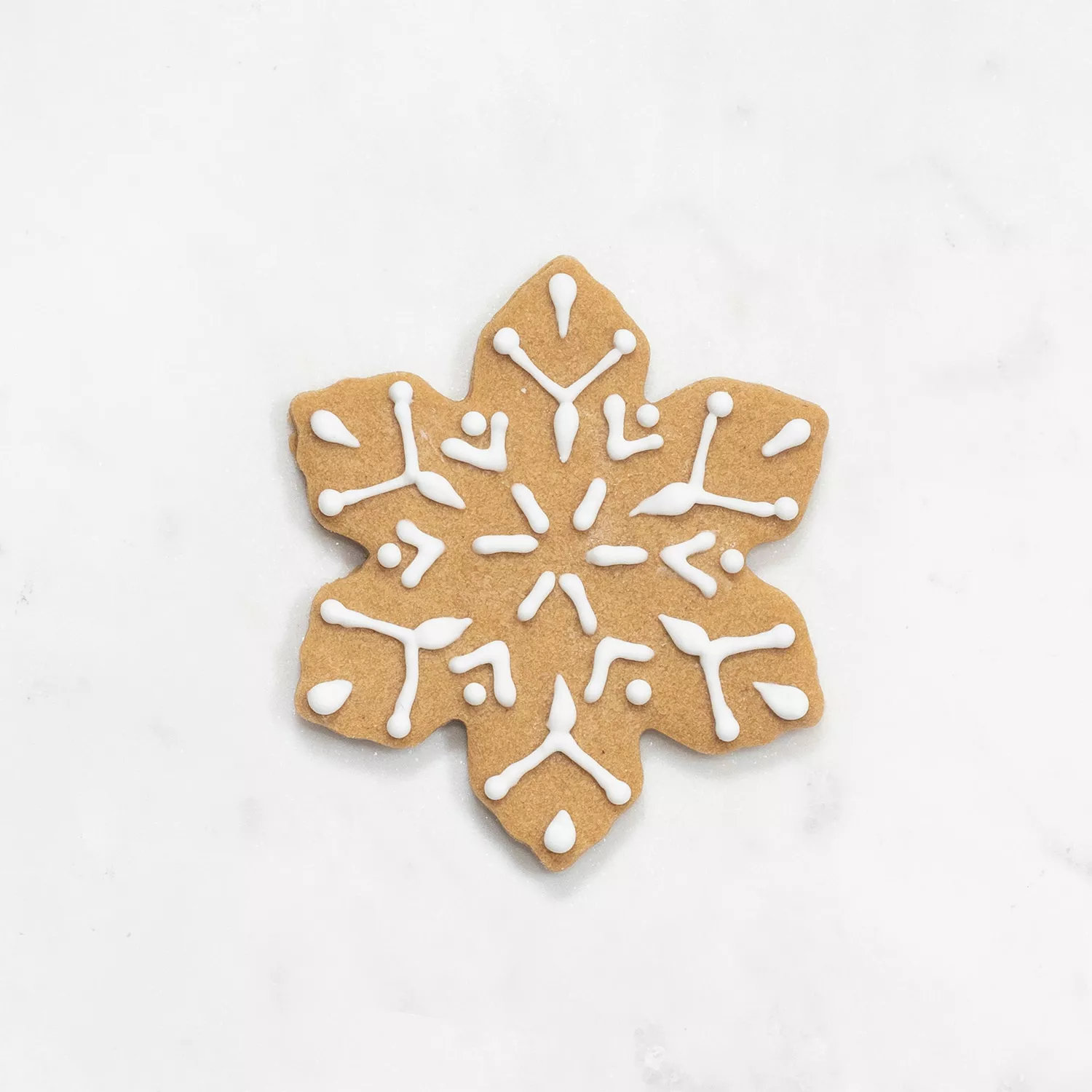 Sur La Table Copper-Plated Snowflake Cookie Cutter with Handle, 3.5&#34;