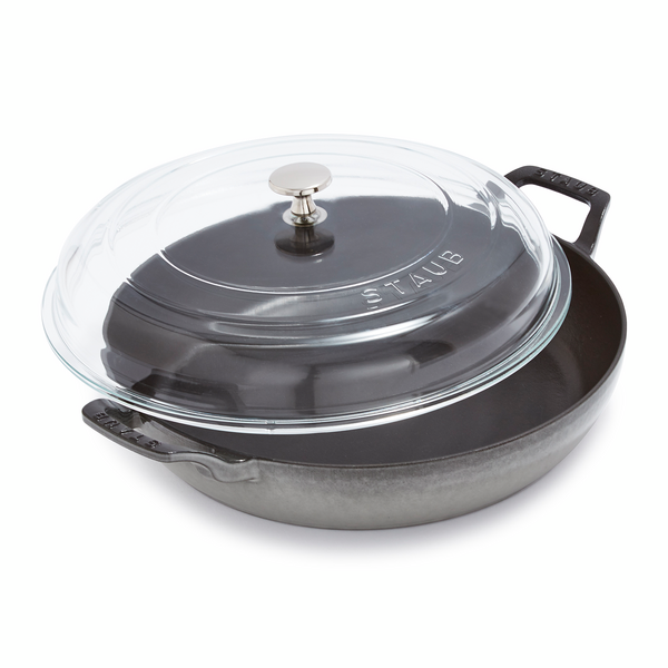 Staub Heritage All-Day Pan with Domed Glass Lid, 3.5 qt.