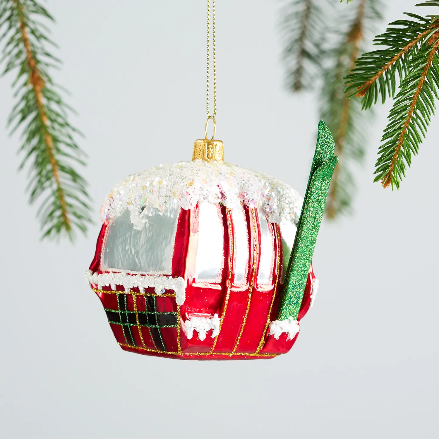 Sur La Table 2024 Gondola Glass Ornament, 3.2"