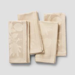 Sur la table Jacquard Floral Napkins, Set of 4