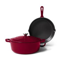 Sur la table Enameled Cast Iron 3-Piece Set
