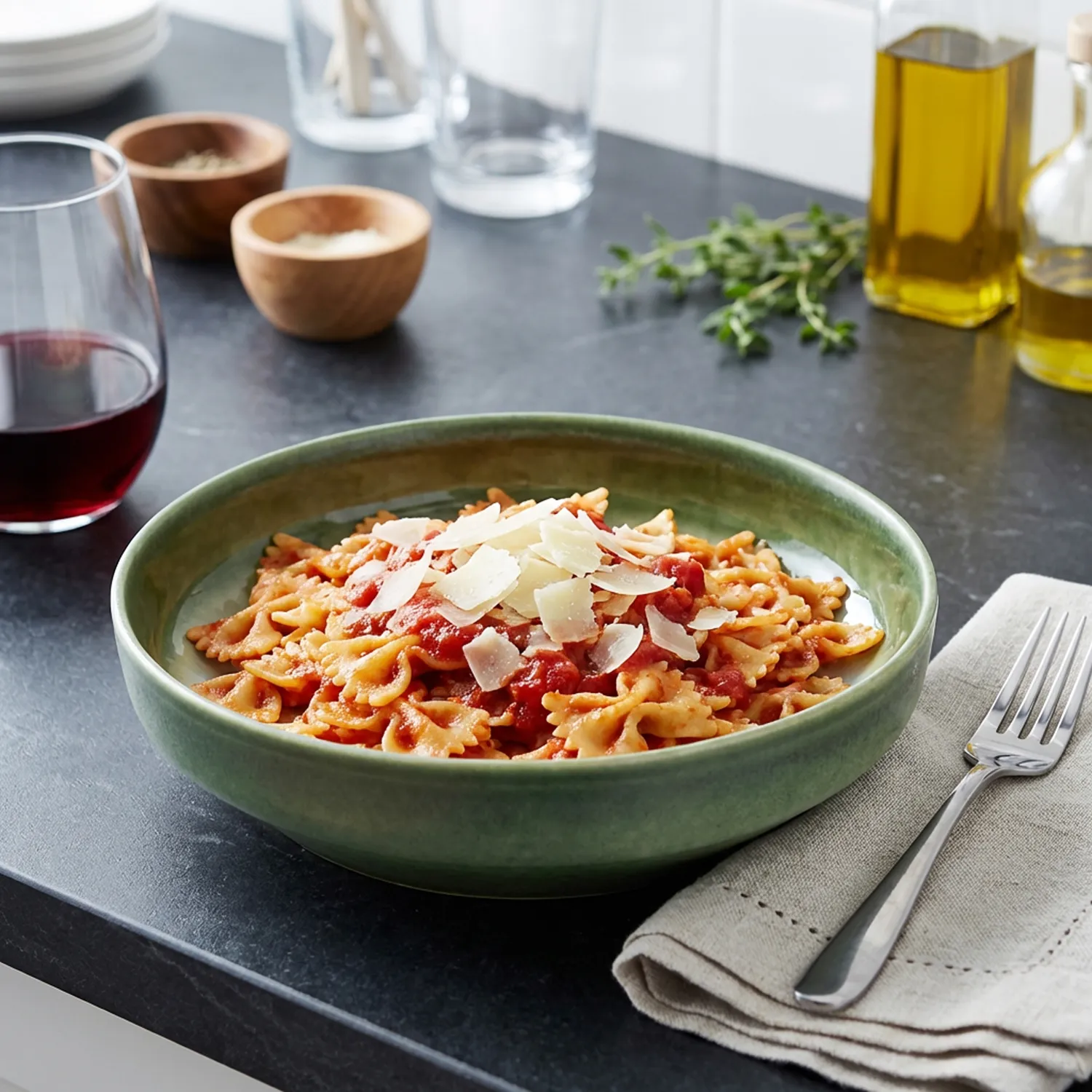 Sur La Table Lucent Reactive Glaze Pasta Bowl