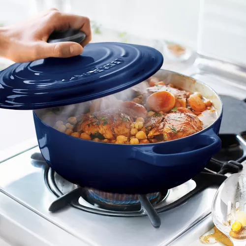 Moroccan Braised Chicken Thighs with Saffron, Chickpeas and Dried Apricots