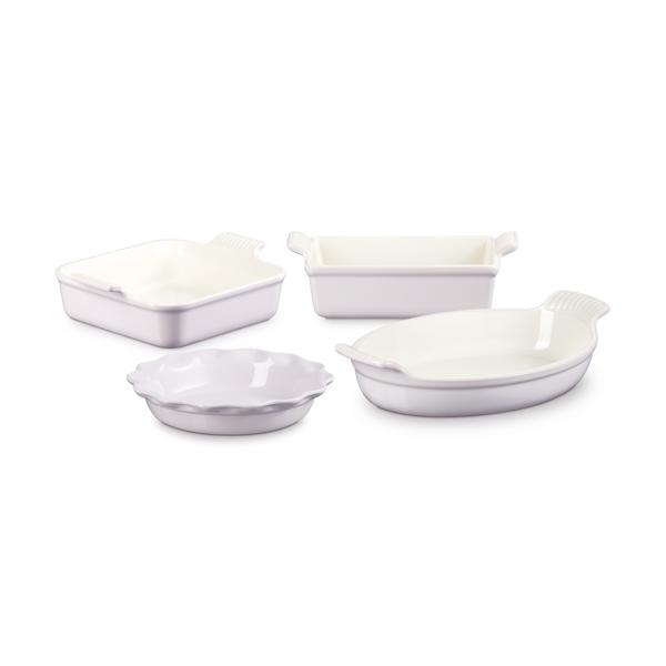 Le Creuset Heritage Stoneware 4-Piece Bakeware Set
