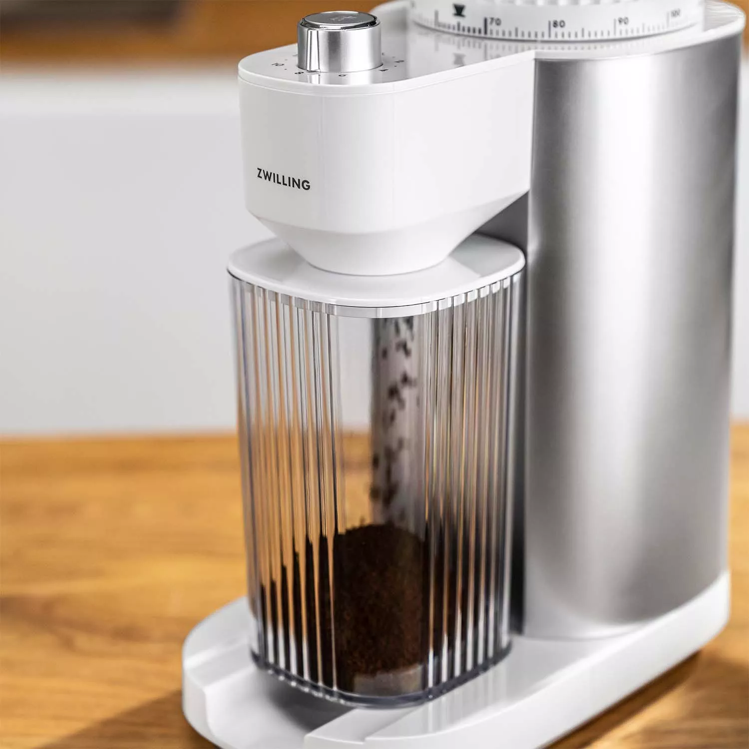 Wirsh Conical Burr Coffee Grinder - Coffee grinder with Stainless Steel  Conical Burr Mill, 80 Grind Settings from Fine to Coarse, Electric Coffee