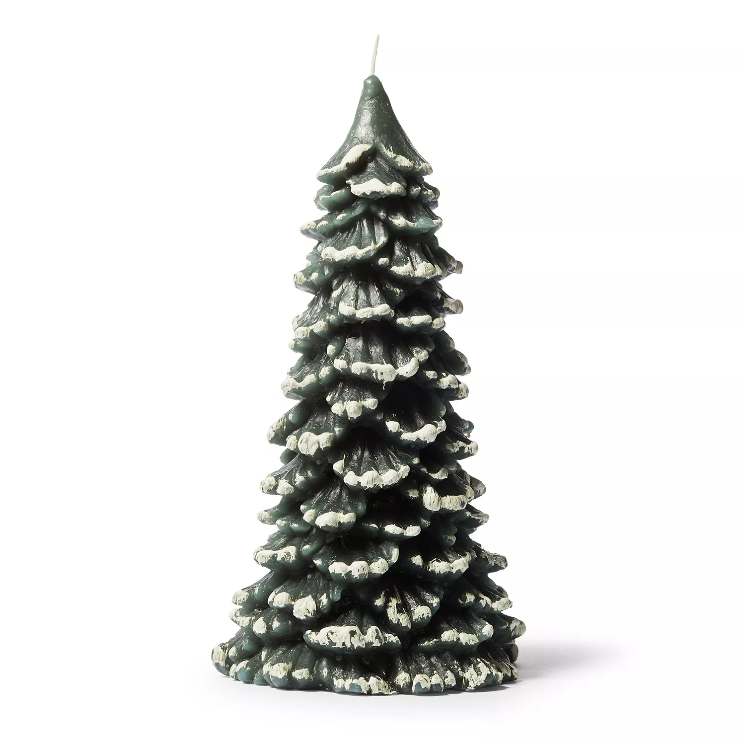 Sur La Table Green Tree Candle, 9"