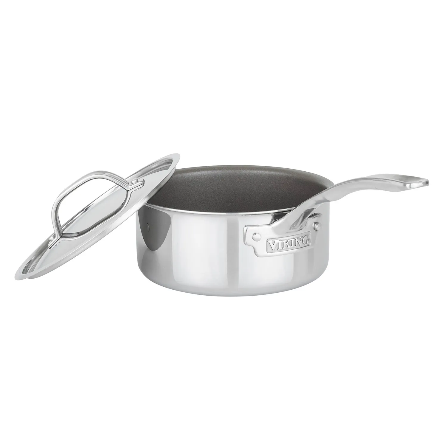 Viking PureGlide Pro 3-Ply Saucepan w/ Glass Lid