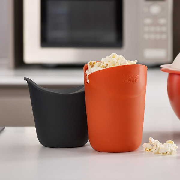 Joseph Joseph M-Cuisine Microwave Single-Serve Popcorn Maker, Set of 2