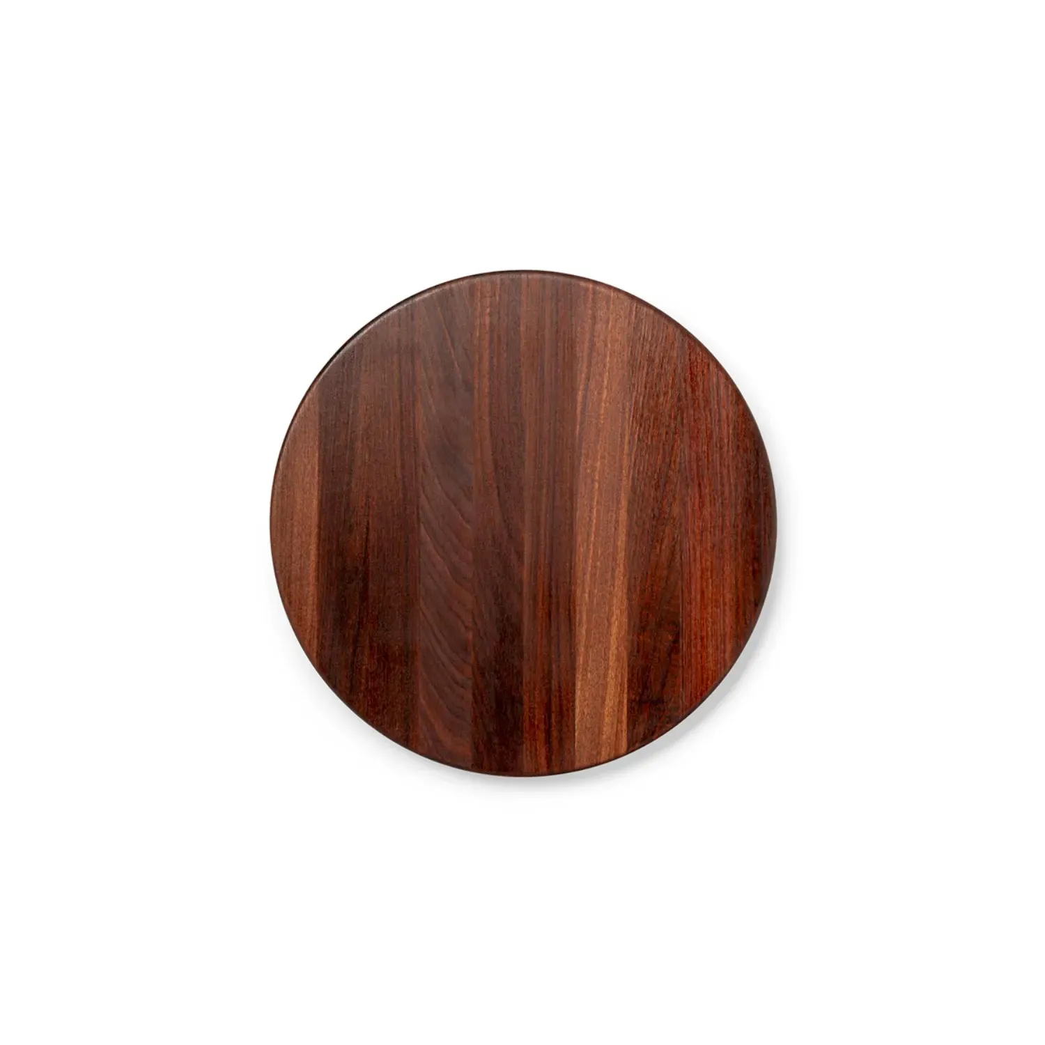 John Boos Walnut Edge-Grain Round Cutting Board, 18"