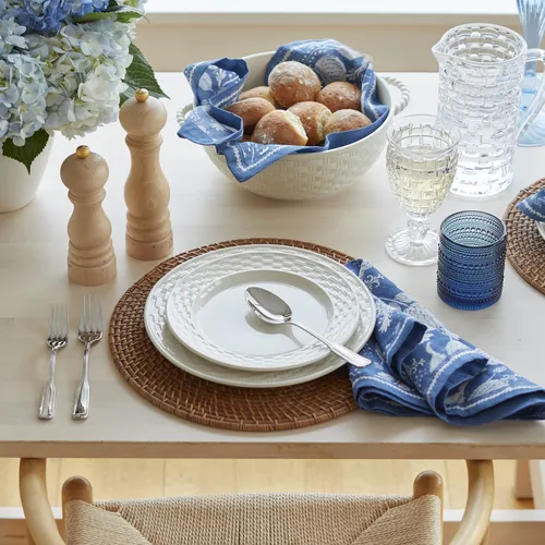 Sur La Table Basketweave Dinner Plate