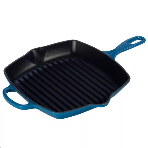 Le Creuset Signature Square Grill, 10.25"
