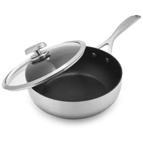 Scanpan CS+ Deep Sauté Pan with Lid, 4 qt.