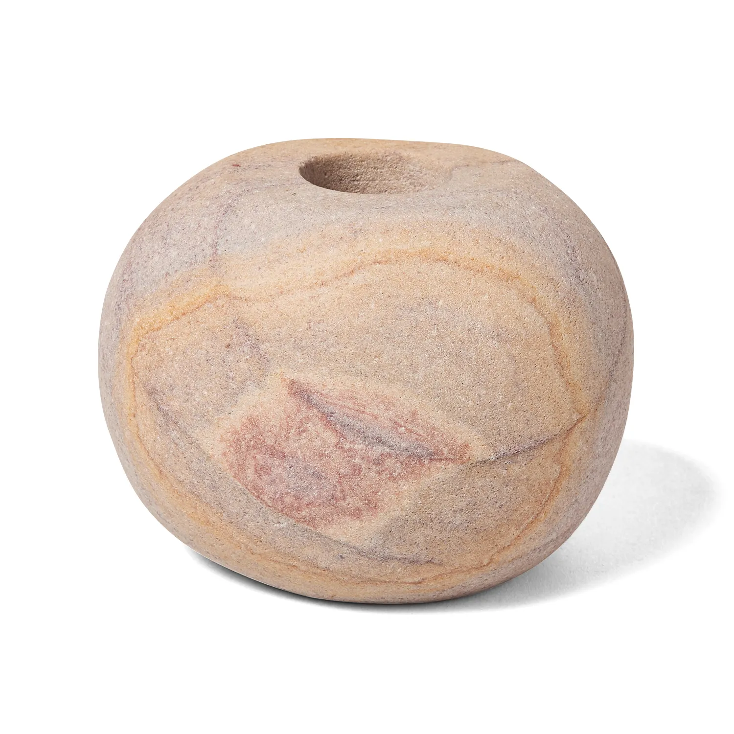 Be Home Reversible Taper & Tea Light Rainbow Sandstone Holder