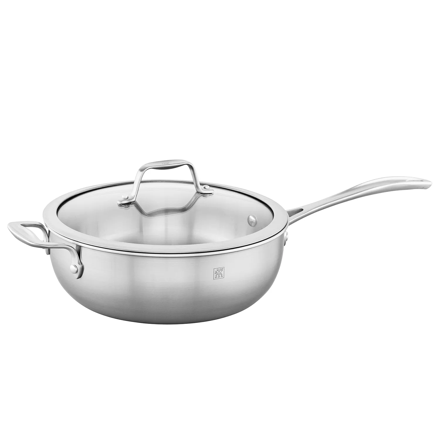 Zwilling J.A. Henckels Spirit 3-ply Stainless Steel Perfect Pan, Silver, 4.6 quart