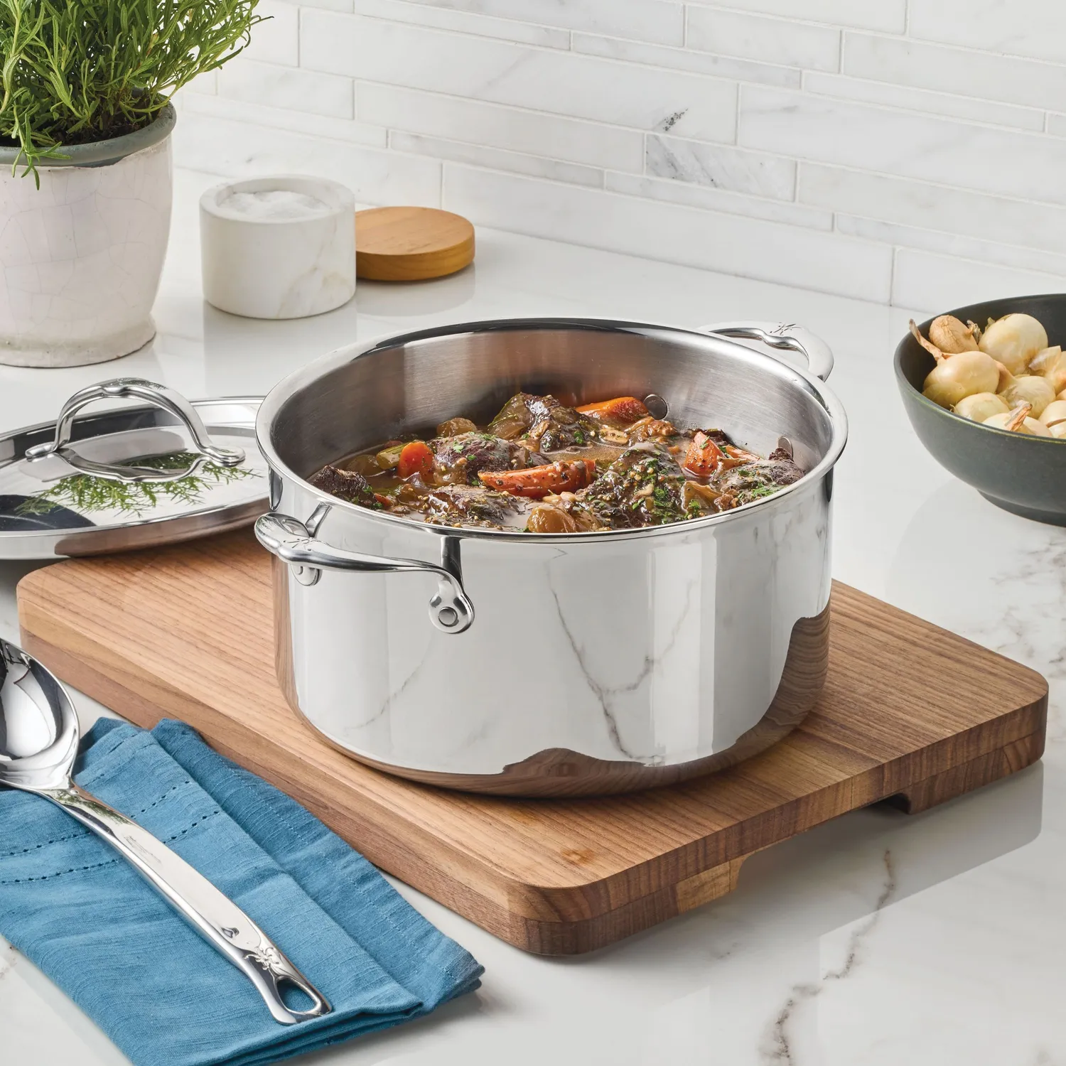 Hestan ProBond Luxe Stainless Steel Stockpot