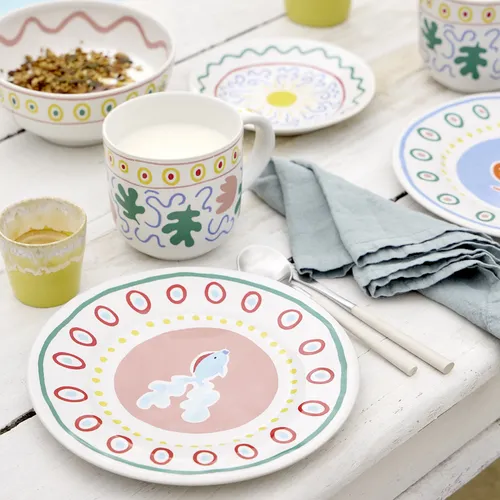 Costa Nova Summer Bliss Salad Plates, Set of 6