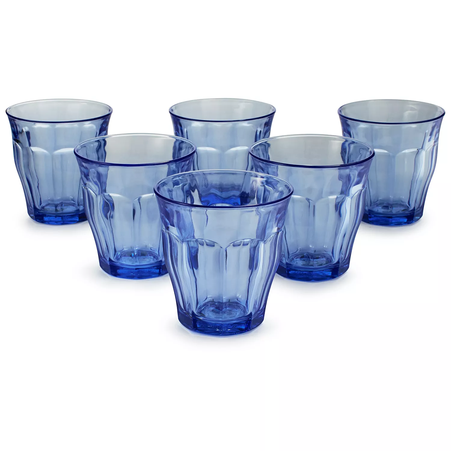 Sur La Table Blue Glass Stacking Tumblers (Set of 2) – Pure Table Top