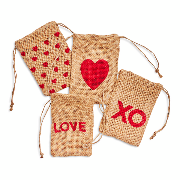 Valentine&#8217;s Day Treat Bags, Set of 4