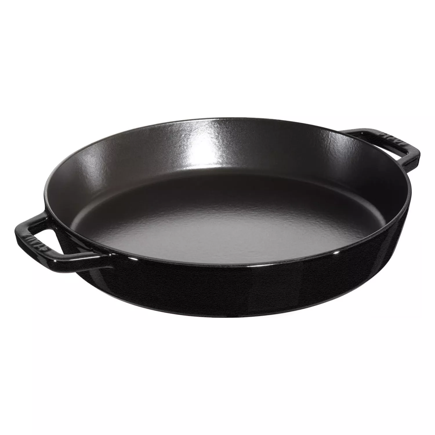 Staub Enameled Cast Iron Stackable Double-Handle Fry Pan
