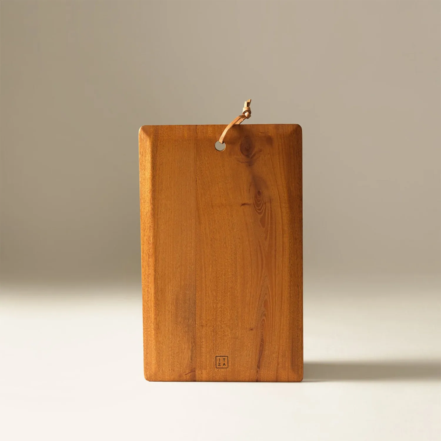 Powered by People Mahogany Wood Serving Board 
