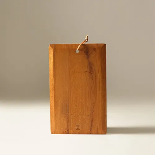 Powered by People Mahogany Wood Serving Board 