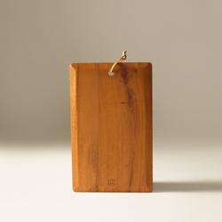 Powered by People Mahogany Wood Serving Board 
