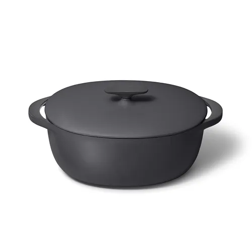 Caraway Enameled Cast Iron Oval Dutch Oven, 8.5 qt. 