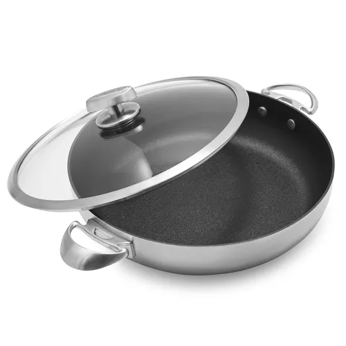 Scanpan CS+ Chef&rsquo;s Pan with Lid, 5.5qt