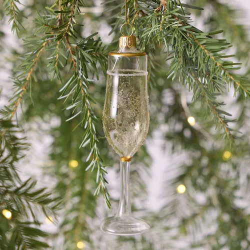 Sur la table Champagne Flute Ornament