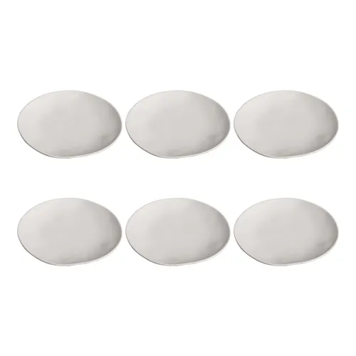 Tar Hong Organic Melamine Appetizer Plates, Set of 6