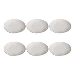 Tar Hong Organic Melamine Appetizer Plates, Set of 6