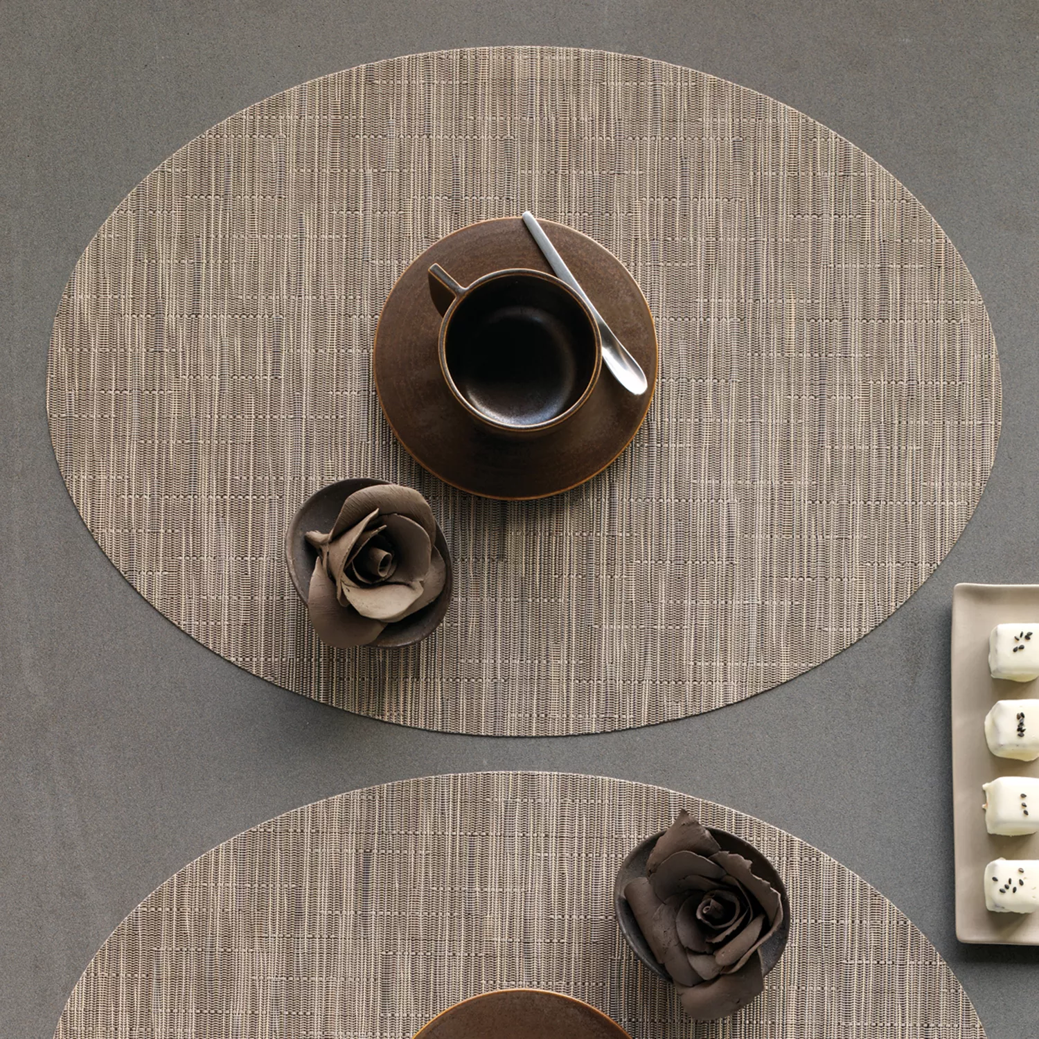 Chilewich Bamboo Oval Placemat, 19.25" x 14"