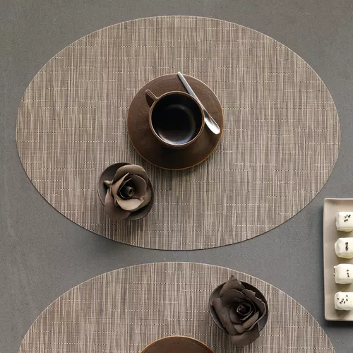 Chilewich Bamboo Oval Placemat, 19.25&#34; x 14&#34;