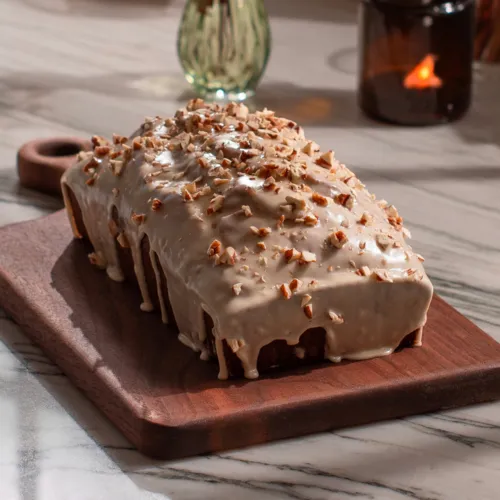 Maple Glazed Pumpkin Bread