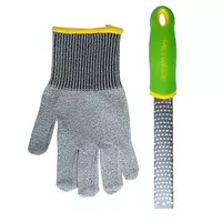 Microplane Kid&#8217;s Zester & Cut-Resistant Glove Set