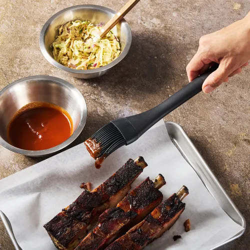 Sur La Table XL Angled Silicone Basting Grill Brush