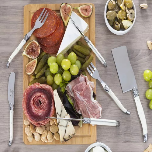 French Home 11-Piece Laguiole Style Cheese Serve Set