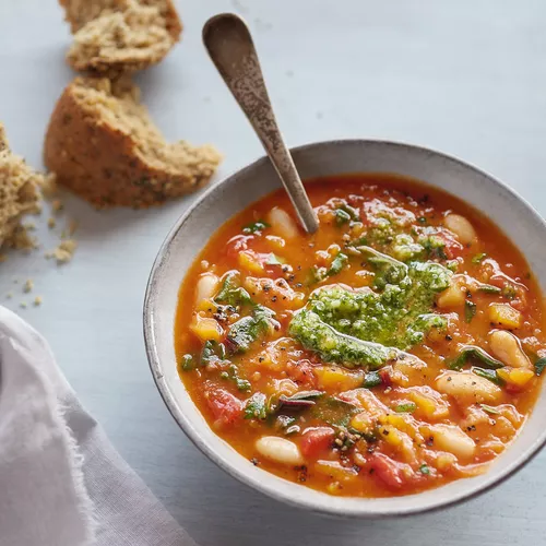 Tuscan Bean and Pumpkin Soup