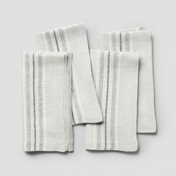 Sur La Table Linen Striped Napkins, Set of 4