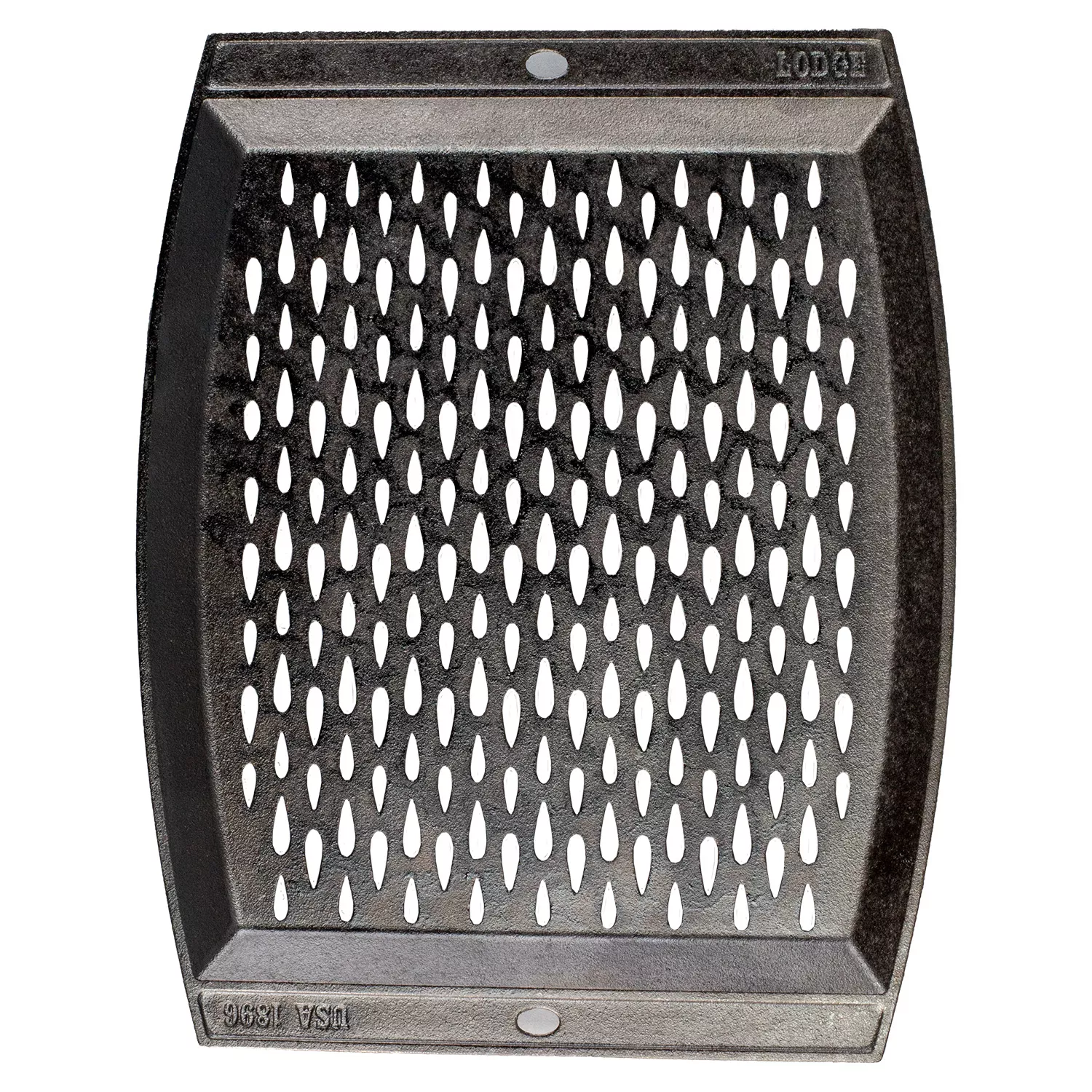 Lodge Seasoned Cast Iron Grill Topper, 15" x 12"